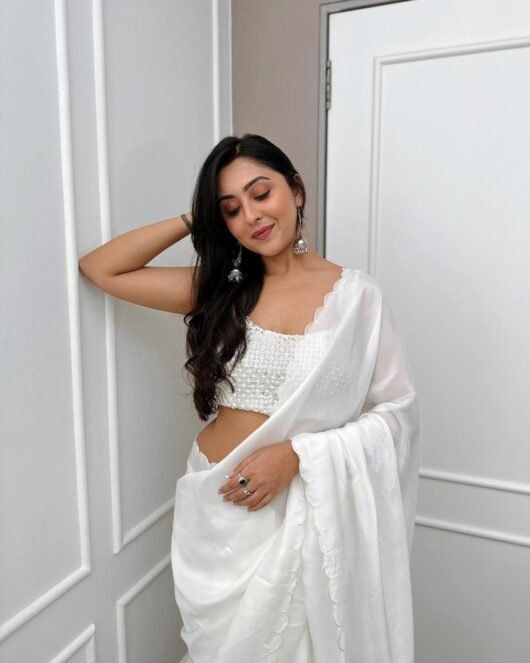 White Fancy Saree