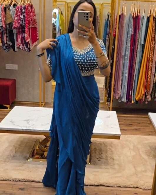 Designer ready to wear saree